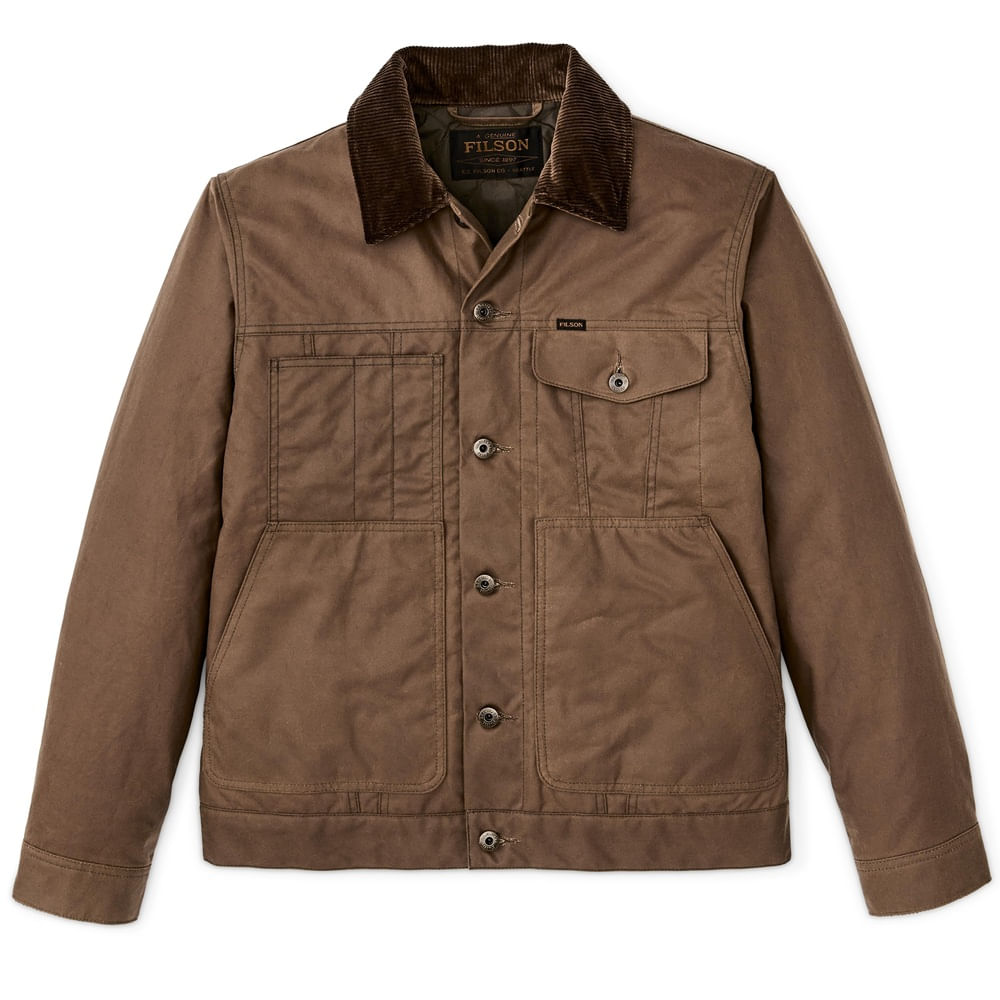 Men's, M Insulated Short Cruiser-dkbn, Filson 20299336-208